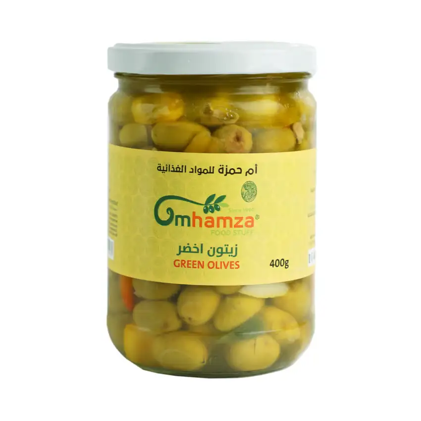 زيتون أخضر أم حمزة 400g